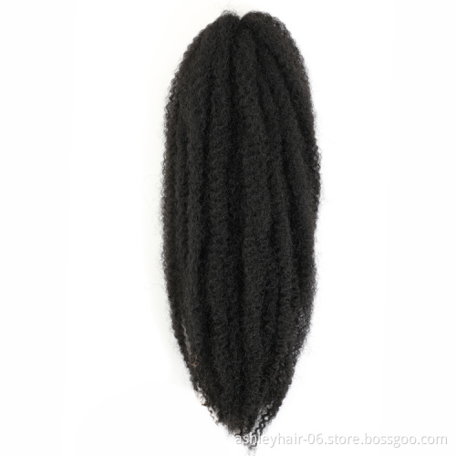 Julianna Morgan Hair 18 Inch 60G Premium Synthetic Fiber Afro Kinky Marley Braid Hair Extension
